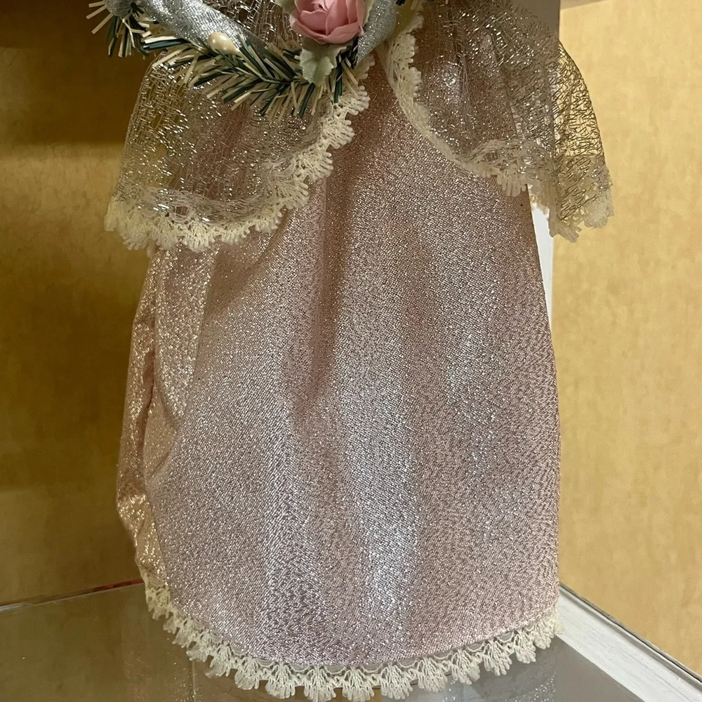 Vintage Angle Tree Topper Porcelain Hands And Feet Christmas Tree Topper Decor